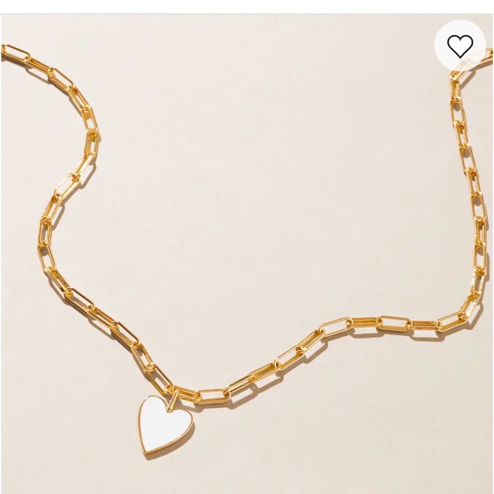 Jamie Enamel Heart Necklace